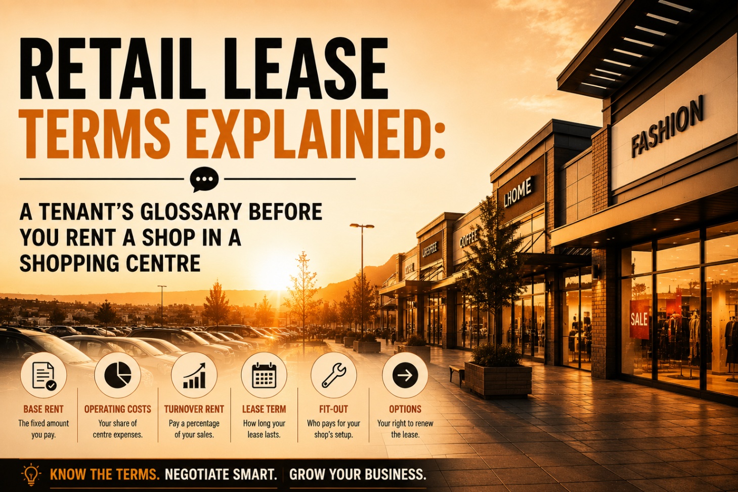 Retail Lease Terms Explained: A Tenant's Glossary Before You Rent a Shop in a Shopping Centre