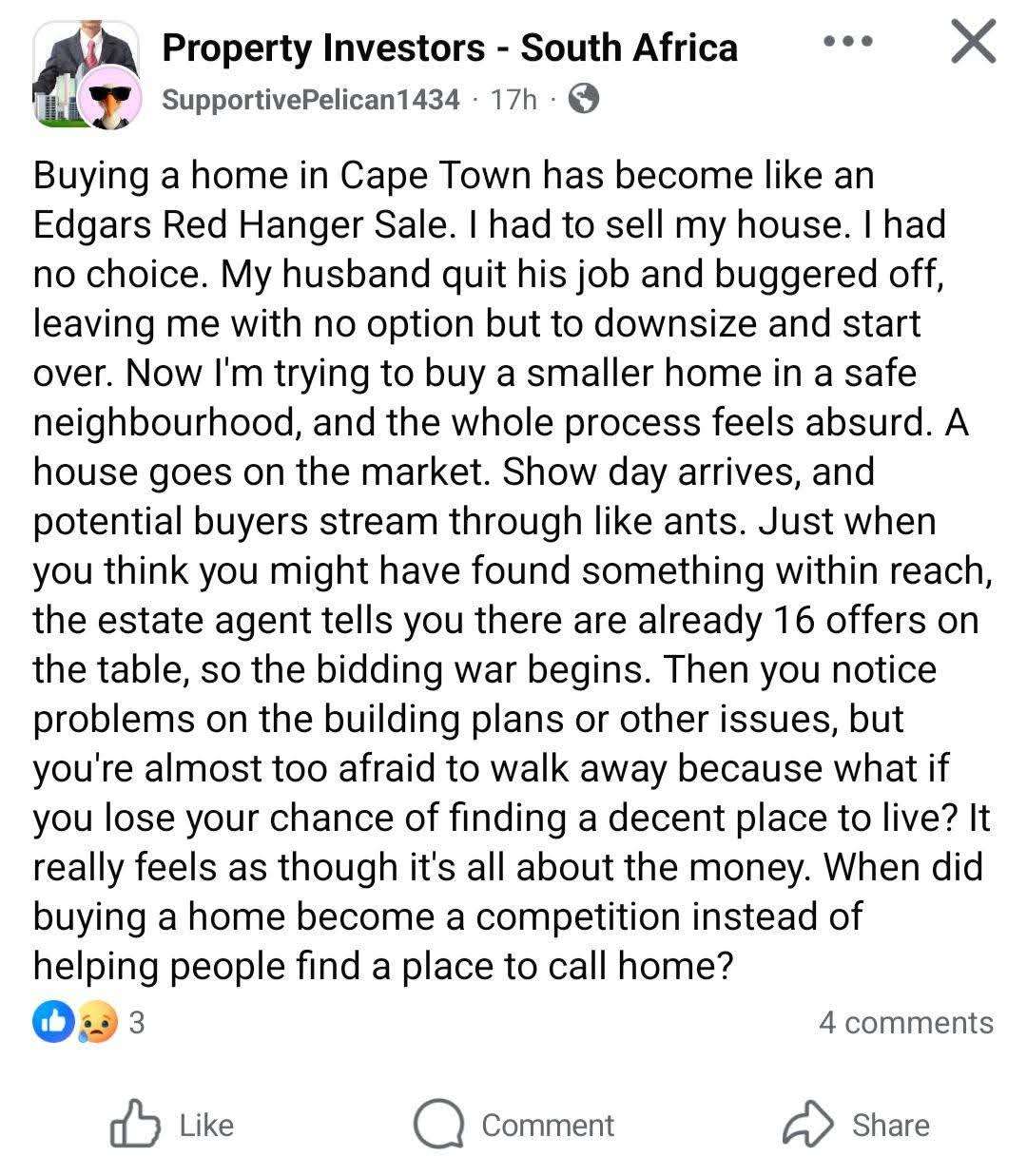 THE CAPE TOWN ESTATE AGENT ROLLERCOASTER